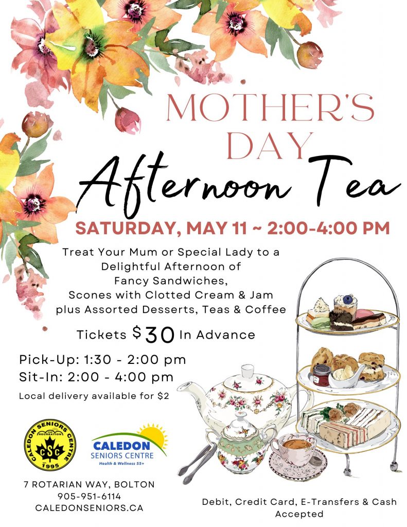 Mothers Day Afternoon Tea 2024