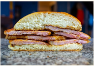 Peameal Bacon on Bun