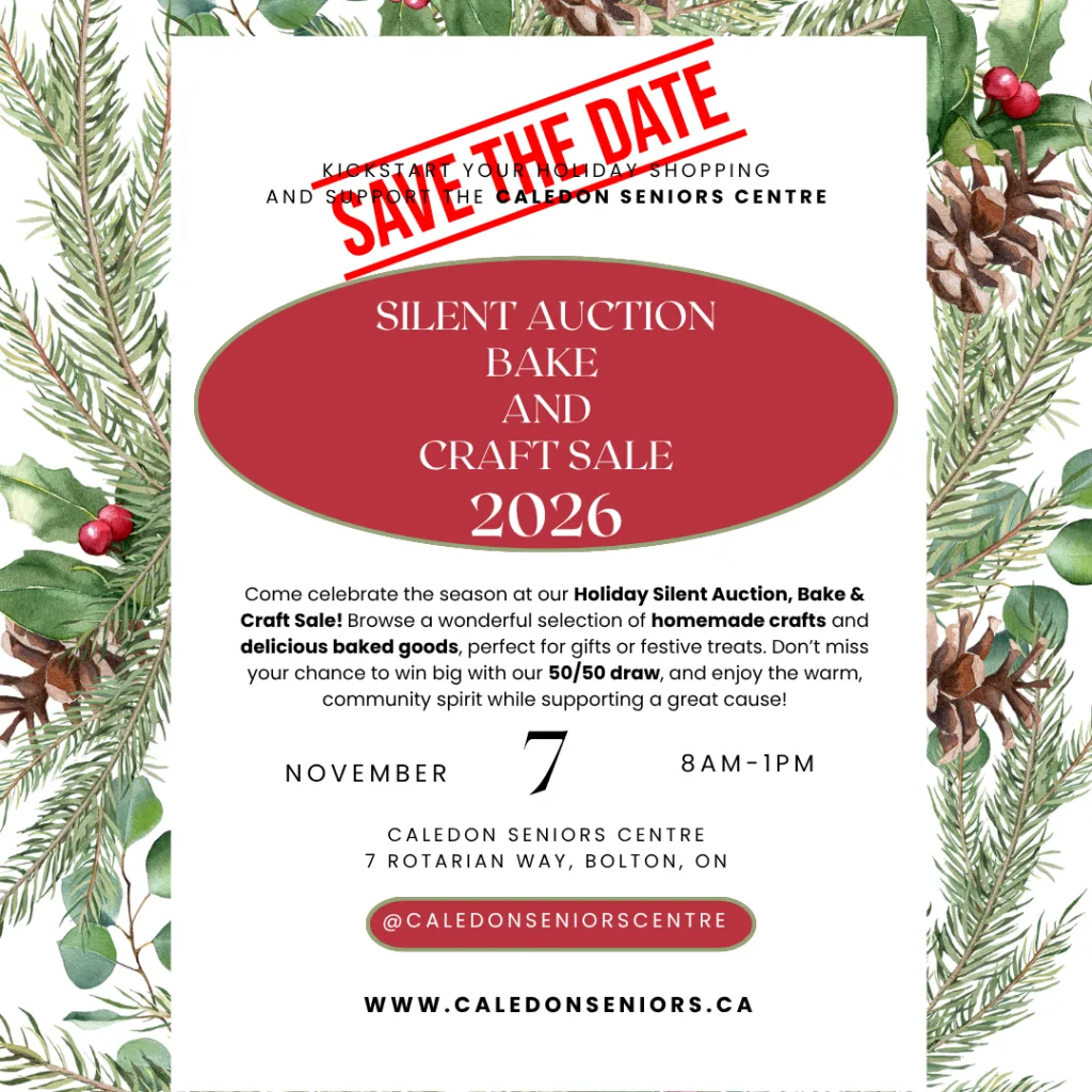 Holiday Silent Auction Bake and Craft Sale social media 1